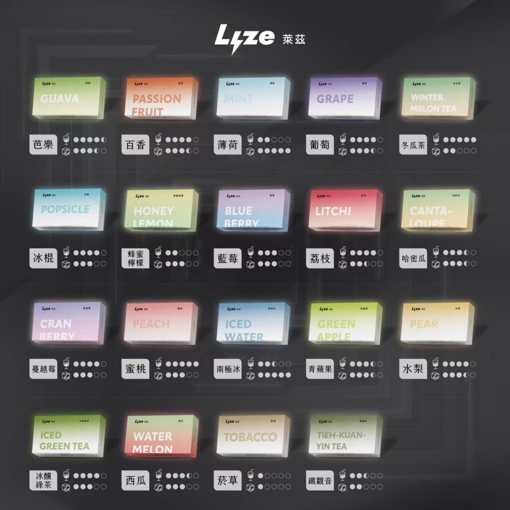 Lyze 萊茲煙彈 通用東京魔盒｜口感超越 煙霧量大(買五送一隻主機)-A